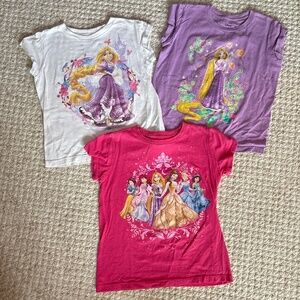 👑 DISNEY PRINCESS- Rapunzel tshirts - size L (10/12)